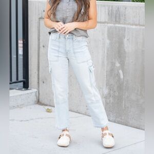 Kancan WINSTON HIGH RISE CARGO SLIM STRAIGHT